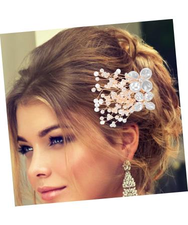 MAGICLULU Silver Hair Comb Wedding Hair Gems for Women Hair Pin Hair Combs for Women Bridal Hair Comb Silver Hair Accessories Tiara Bridal Rhinestone Hair Comb Hair Fork Bride Crystals Girl - Buy Online on GoSupps.com