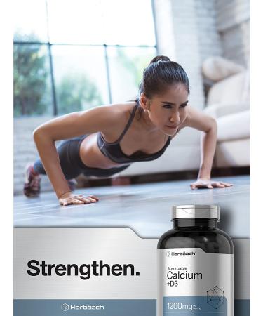 Calcium with Vitamin D3 1200mg | 240 Softgels | 5000 IU Vitamin D3 | Absorbable & Non-GMO | Gluten-Free by Horbaach - Buy Online on GoSupps.com