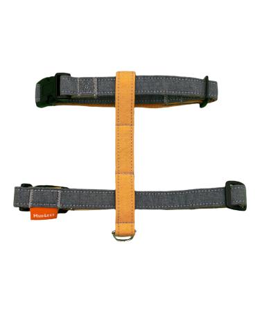 MUDLESS Dog H-Shaped Harness Strong Comfortable Breathable & Fully Adjustable (AquaBlaze XL) AquaBlaze X-Large