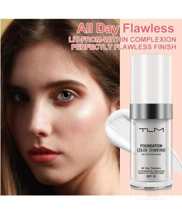 TLM Concealer Cover Cream - Flawless Colour Changing Foundation Makeup for Warm Skin Tone (3 Pcs) - Buy Online on GoSupps.com