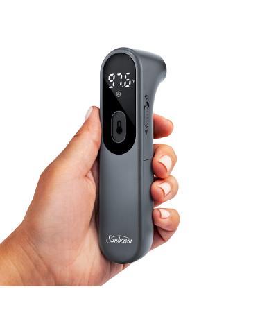 Sunbeam Touchless Body & Object Digital Infrared Thermometer for Adults and Kids, Instant Accurate Reading, Fever Indicator Compact Body + Object - Buy Online on GoSupps.com