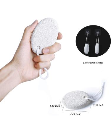 Flzone Pumice Stone Set for Pedicure | 2-Piece Lava Stone Foot Care Tools | Remove Hard Skin for Feet & Hands - Buy Online on GoSupps.com
