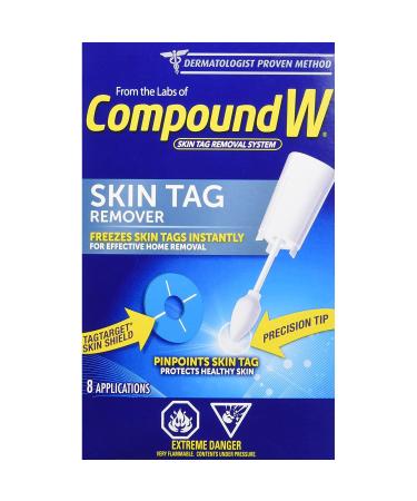Compound W Skin Tag Remover System - 8 count - Freezes Your Skin Tag Instantly For Treatment & Effective Skin Tag Removal