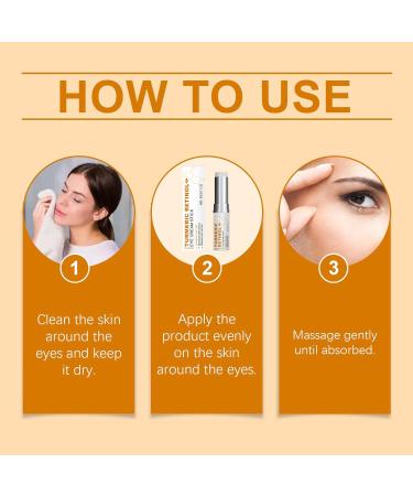 Turmeric & Retinol Eye Cream Stick Under Eye Bags Under Eye Cream for Puffiness and Bags Moisturizing Under Eye Dark Circle Balm Stick (4Pcs) - Buy Online on GoSupps.com