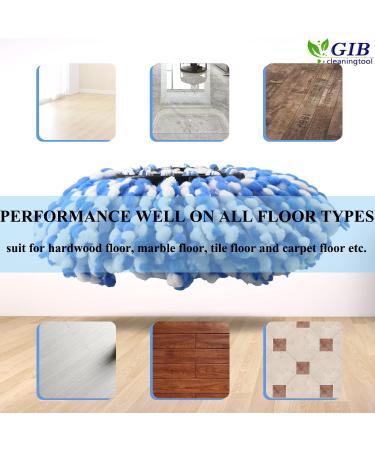 O-Cedar RinseClean Microfiber Spin Mop Replacement Head - 4 Pack Blue - Buy Online on GoSupps.com