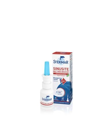 STERIMAR Stop and Protect Cold and Sinusitis Relief- 100 Percent Natural Sea Water based Nasal Spray with Added Copper and Eucalyptus - 20 ml Pump 20 ml (Pack of 1) 4.61