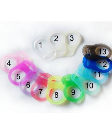 Silicone Pacifier Chain Adapter - Baby Blue (11) | International Shipping Available - Buy Online on GoSupps.com
