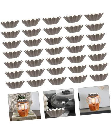 COOPHYA 100S Cardboard Wax Cups - Heat-Resistant Disposable Candle Liner for Fragrance Melting | 8.9x8.5x2.8cm - International Shipping - Buy Online on GoSupps.com