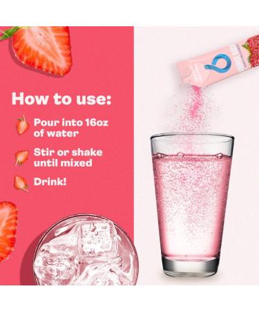 Electrolyte Hydration Packets - Party Recovery & Morning Relief | 16 Servings 7 Electrolytes & 16 Vitamins | Strawberry Flavor | Vacation Essentials - Buy Online on GoSupps.com