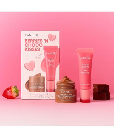 LANEIGE Lip Glowy Balm: Hydrate Glossy Lightweight Moisturize & Tint with Shea Butter Berries 'N Choco Kisses Set - Buy Online on GoSupps.com