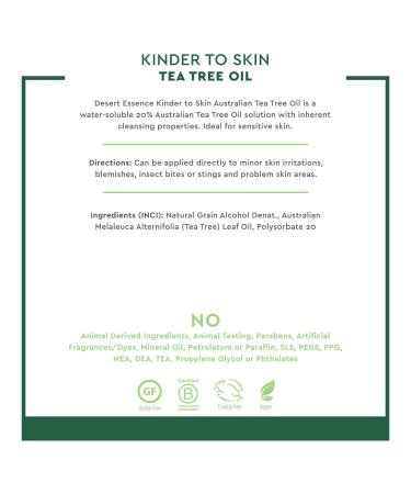 Desert Essence Australian Tea Tree Oil 4 Fl Oz - Pack of 3 | Soothes Blemishes & Insect Bites | Natural Skin Care - Buy Online on GoSupps.com