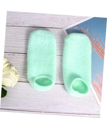 minkissy 2 Pairs Hard Feet Socks Gel Socks for Cracked Heels Cracked Heels Guard Gel Socks for Moisturising Feet Gel Moisturizing Socks Spa Feet Sleeves Dry Feet Socks Earth Anti-Crack - Buy Online on GoSupps.com