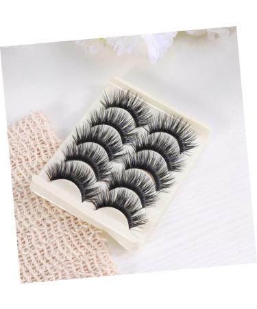 DOITOOL 5 Pairs Fake Eye Lashes Natural Eyelashes Fake Eyelashes Natural Look Dramatic Eyelashes Lashes Strips Faux Lashes Natural False Lashes Cross False Eyelashes - Buy Online on GoSupps.com