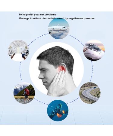 Tinnitus Massage Device - Multi-Vibration 6 Pressure Levels Portable for Ear Health & Relief - Buy Online on GoSupps.com