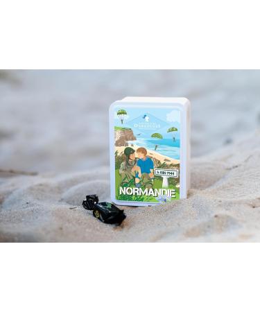 CHEVALIERS D'ARGOUGES French Master Chocolatiers - Melting hazelnut bites milk chocolate 33% in papillotes - Box 6 June 1944 - Souvenir of the landing - 100g - Buy Online on GoSupps.com