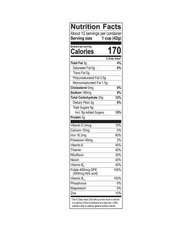 Buy Honey Bunches of Oats with Almonds - Heart Healthy Low Fat Whole Grain Cereal 18 oz - Buy Online on GoSupps.com