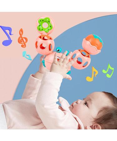 Abbto Babyrassel Crab Shape Newborn Toy - Soft Sensory Ball & Calming Bite Ring for Babies - Buy Online on GoSupps.com