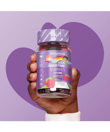 Sleep Gummies for Children Magnesium LTheanine Vitamin B12 Nutritional Supplements for Children at Night Alternative to Melatonin & Sleeping Tablets Vegan & Gluten Free Novomins - Buy Online on GoSupps.com