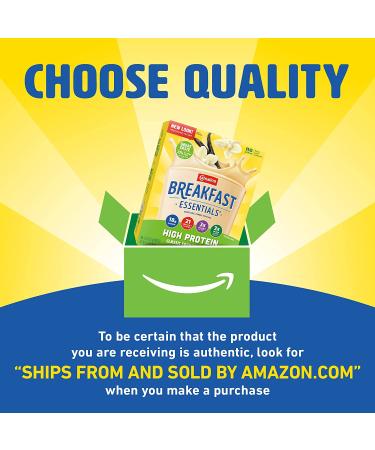 Carnation Breakfast Essentials High Protein Powder Drink Mix - Classic French Vanilla 10 Count Box Packets (Pack of 6) - Buy Online on GoSupps.com