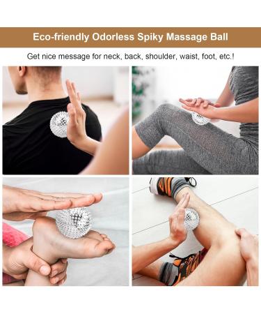 4 Magnetic Acupressure Balls & 8 Sensory Massage Rings | Stress Relief & Finger Massage Tools 32mm & 47mm Hard Hedgehog Balls - Buy Online on GoSupps.com