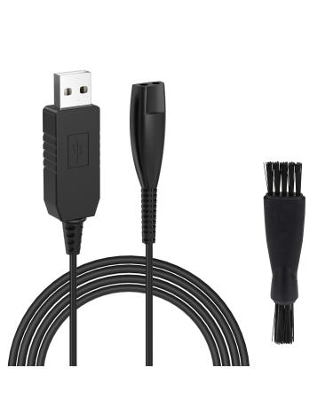 Braun Shaver USB Charger Cable Ancable 12V USB Braun Series Shaver Charger for Braun Beard Trimmer Shaver Series3 Series7 Series9 Series1 3020S 3080S 760CC 790CC 340s 190s 5190cc 5210 9095cc