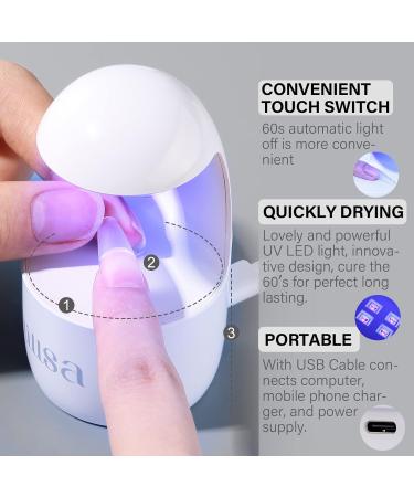 AILLSA Coffin Matte Soft Gel Nail Tips Kit with UV Light - Nail Extension Kit with 4 in 1 Glue Gel for Halloween Nail Art - Buy Online on GoSupps.com