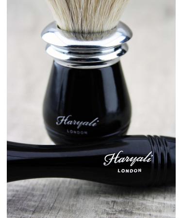 Haryali London 4-Part Men's Shaving Set | Premium Razor Blades Pure White Roof Hair Brush Stand & Alum | Perfect Gift for Men - Shop Internationally! - Buy Online on GoSupps.com