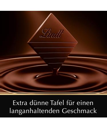 Lindt Excellence 100% Cocoa - Noble Bitter Chocolate 50g | Vegan Dark Chocolate | Extra Strong & Intensive Cocoa Taste | Perfect Chocolate Gift - Buy Online on GoSupps.com