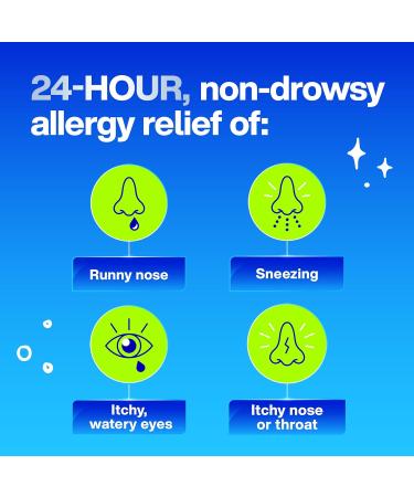 Juniors Claritin Max Strength 10mg Chewables One Dose for 24-Hour Non-Drowsy Allergy Relief Children's Allergy Medicine Kids Chewable Allergy Medicine Ages 6+ Grape Flavored 30 Chewable Tablets - Buy Online on GoSupps.com