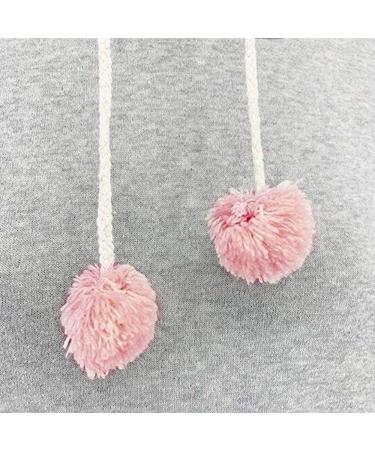 Cat & Dog Kangaroo Hoodies for Pet Lovers | Plush Animal Ear Sweatshirts - Cozy Outwear in Pink (S) - Buy Online on GoSupps.com