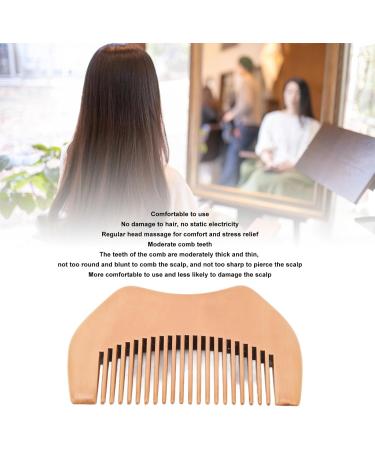 Wood Comb for Men Women Wide Tooth Pocket Sized Wooden Hair Combs Compact and Portable Made of Theaceae - Buy Online on GoSupps.com