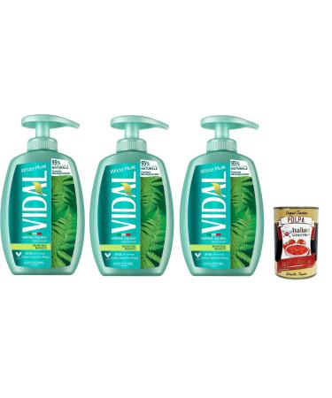 Italian Gourmet E.R. Vidal Liquid Soap White Musk liquid soap white foam 3 x 300 ml + Italian Gourmet Pulp 400 g