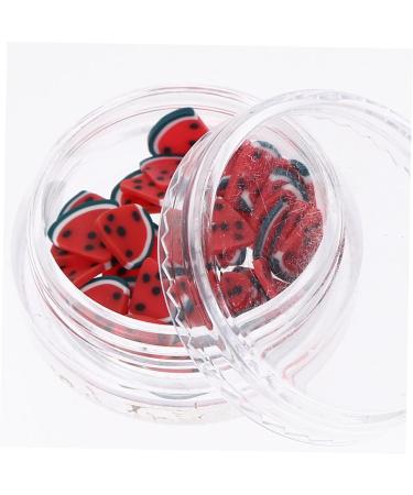 2 Sets polymer clay fruit bead fruit nail art resin nail art polymer clay slices resin beads flatback nail decor fruit decor crystal decor Fruit Slice 3d bead bracelet charm - Buy Online on GoSupps.com