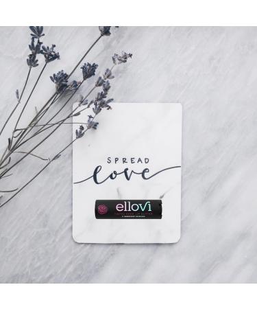 Ellovi Natural Lip Butter Lip Balm - Wild Rose Tinted - Pure Enough to Eat - Made With Just 6 Vegan Ingredients - Tinted Moisturizing Lip Care for All Day Hydration (3-Pack) - Buy Online on GoSupps.com