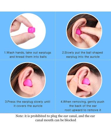 100 Pairs Reusable Silicone Moldable Ear Plugs - Noise Cancelling for Sleep, Swimming, Snoring, Concerts, Travel - Bulk Earplugs for Work and Studying - Buy Online on GoSupps.com
