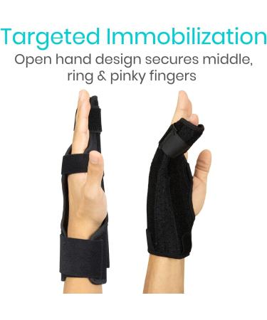 Vive Boxer Finger Splint - Adjustable Hand Brace for Trigger Finger Injury - 9 inch - Buy Online on GoSupps.com
