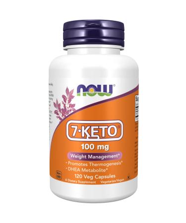 Now Foods 7-KETO 100 mg 120 Veg Capsules