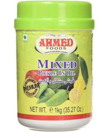 Ahmed Foods - Mixed Pickles in Oil - Ideal for Khichuri, Rice, Meat and Vegetables - Product of Pakistan
