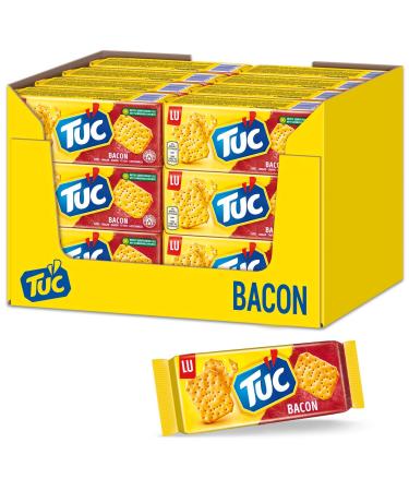 TUC Bacon 100g - Fine Salted Snacks - Pack of 24 Sachets