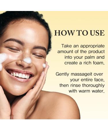 eyeNlip Ceramide Lemon Cleansing Foam 3.3fl oz - Creamy Daily Cleanser with Fruit Extracts and Ceramide NP for Soft Fresh Skin Korean Skin Care - Buy Online on GoSupps.com