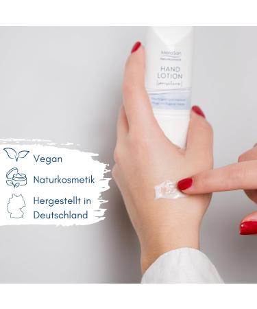 Merasan Natural Cosmetics Hand Lotion 30ml | Vegan Organic Perfume-Free Intensive Care for Sensitive Skin | Made in Germany - Buy Online on GoSupps.com