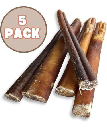 Purely Paws Premium All-Natural Beef Bully Sticks - Safe Digestible Dog Chews - Long-Lasting Low-Odour Rawhide Free (6" 5 Count) 6" (Pack of 5) - Buy Online on GoSupps.com