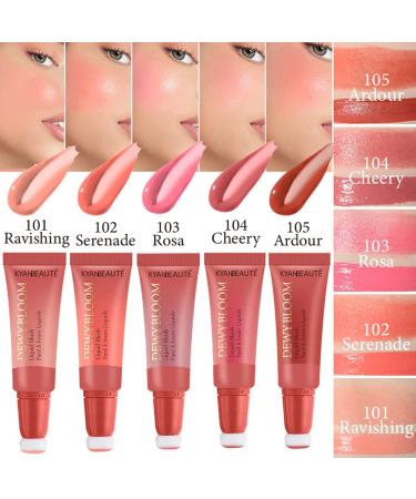 Cheery Liquid Blush Makeup Wand - Cream Blush for Cheeks & Lips - Dewy Finish, Highly Pigmented & Long-Wearing - 104 Cheery - Buy Online on GoSupps.com