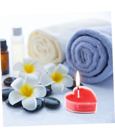Valentine's Candles - 27 Pcs Heart Shaped Scented Tea Lights | Perfect for Weddings & Holidays | Romantic Candle Decor Boxed in Red - Buy Online on GoSupps.com