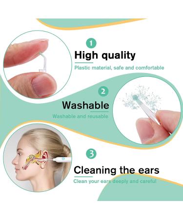 Prasacco 10-Piece Silicone Ear Spoon Tips | Soft & Reusable | Otoscope Ear Wax Removal | Family Ear Health Care - Buy Online on GoSupps.com
