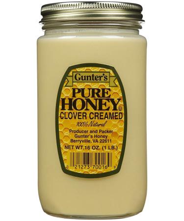 Gunter Cream Honey, 16 oz 1 Pound (Pack of 1)