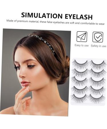 minkissy 10 Pairs Eyelashes False Lashes Multi-layer Lashes Fluffy Eyeslash Fake Eyelash Artificial Eyelash Fake Lash Fake Natural Lash Simulation Eyelash Fluffy Eyelash Dense Fiber - Buy Online on GoSupps.com