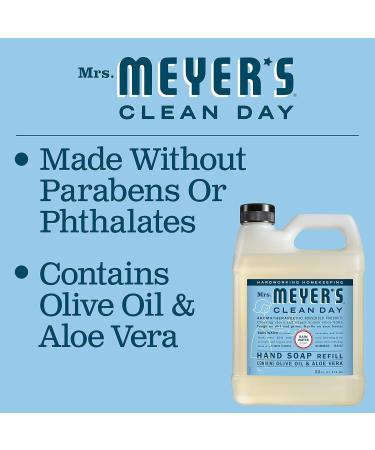 Mrs. MEYER'S CLEAN DAY Hand Soap Refill Scent Variety Pack 2 CT (Lemon Verbena + Rain Water) Lemon Verbena + Rain Water 33 Fl Oz (Pack of 2) - Buy Online on GoSupps.com