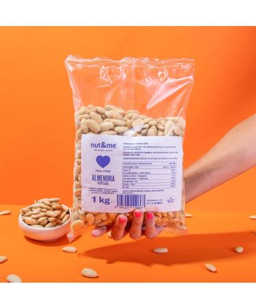 Blanched Almonds 1 kg nut&me | Natural Kernel | No Additives or Preservatives | Protein Source | Salt Free | - Buy Online on GoSupps.com
