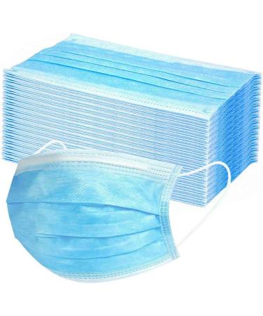 100 Pcs 3-Ply Cover Anti Dust Breathable Earloop Comfortable Sanitary Mouth Face Cover Professional Protection - Buy Online on GoSupps.com